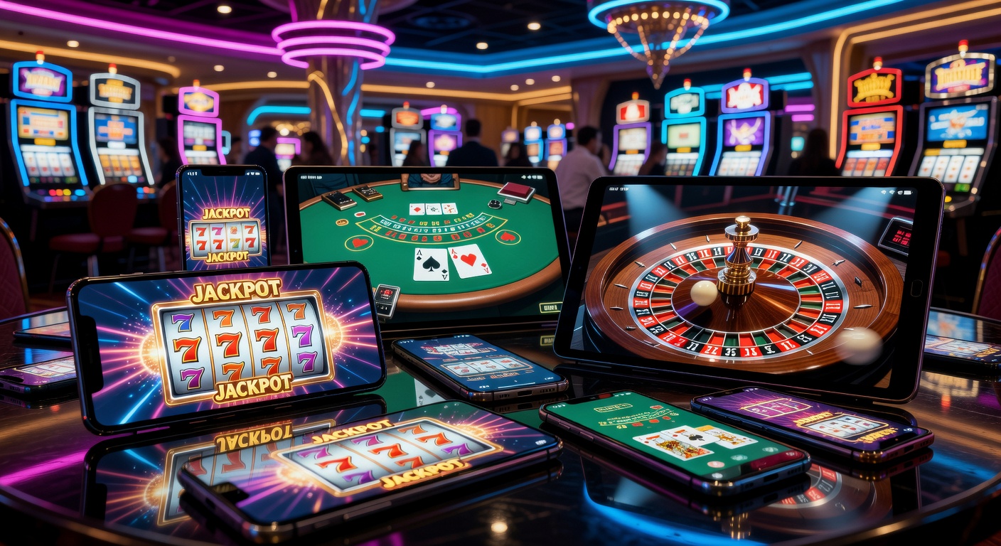 Populaire spellen in een Android casino - android casino